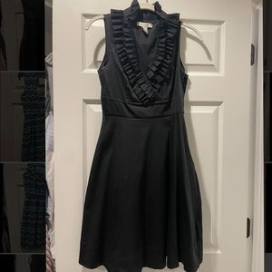 White House Black Market size 2 women’s dress with ruffle accents
